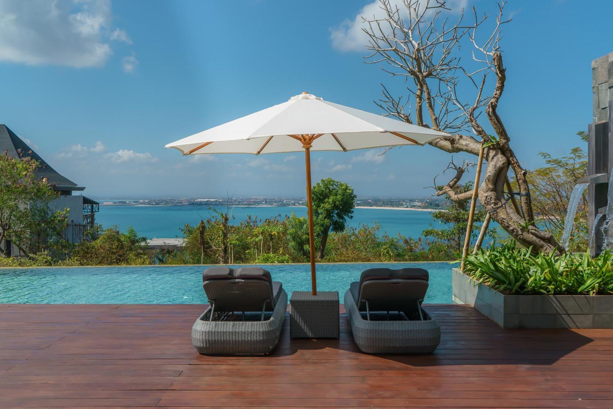 Beyond The Sea - Luxe Sea View Villa In Jimbaran Kültér fotó